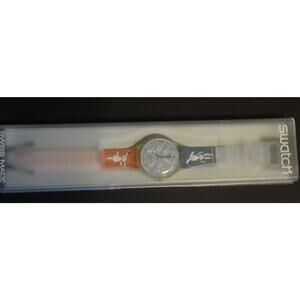 SWATCH GK346 "Bunny Slope" - Vintage 1998 Swiss Watch - New with case